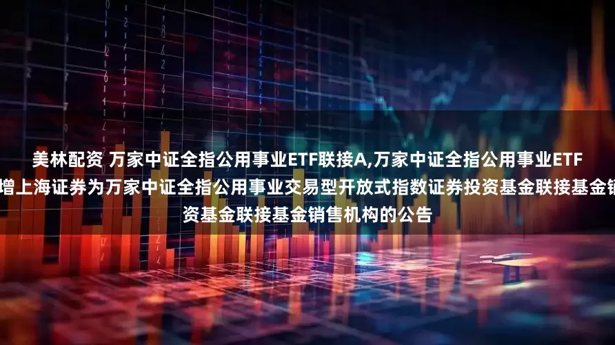 美林配资 万家中证全指公用事业ETF联接A,万家中证全指公用事业ETF联接C: 关于新增上海证券为万家中证全指公用事业交易型开放式指数证券投资基金联接基金销售机构的公告