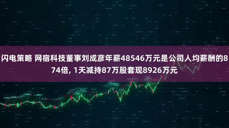 闪电策略 网宿科技董事刘成彦年薪48546万元是公司人均薪酬的874倍, 1天减持87万股套现8926万元